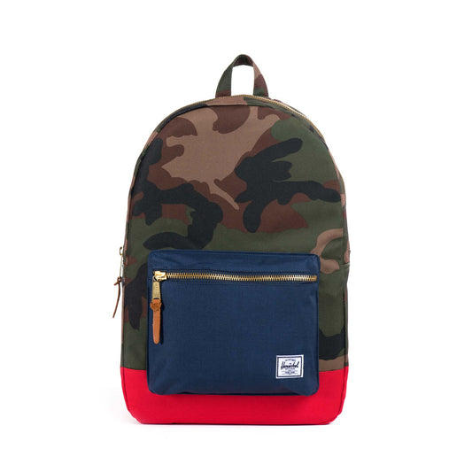 Herschel Supply Co. - Settlement Backpack, Woodland Camo/Navy/Red - The Giant Peach