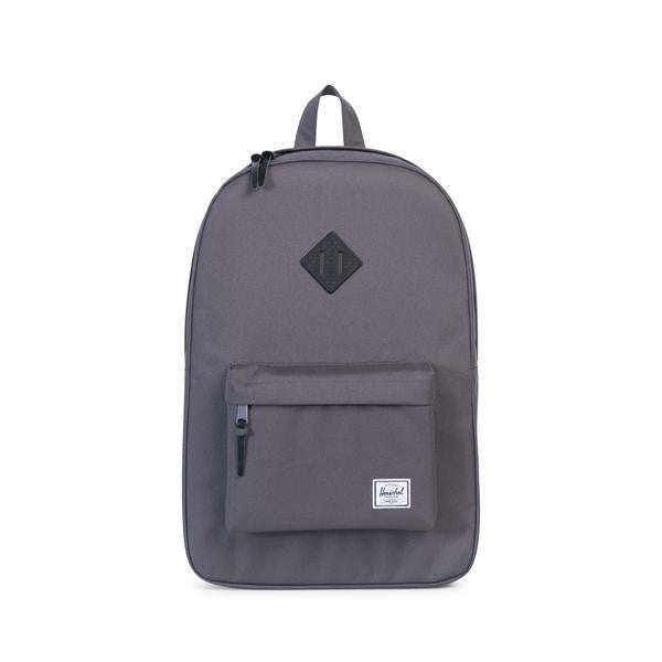 Herschel Supply Co. - Heritage Backpack, Charcoal/Black Native Rubber - The Giant Peach