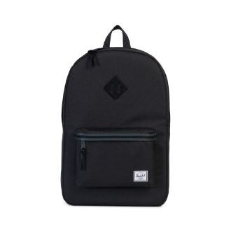 Herschel Supply Co. - Heritage Backpack, Black/Dark Shadow - The Giant Peach