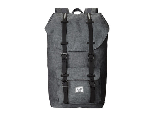 Herschel Supply Co. - Little America Backpack, Crosshatch Charcoal - The Giant Peach