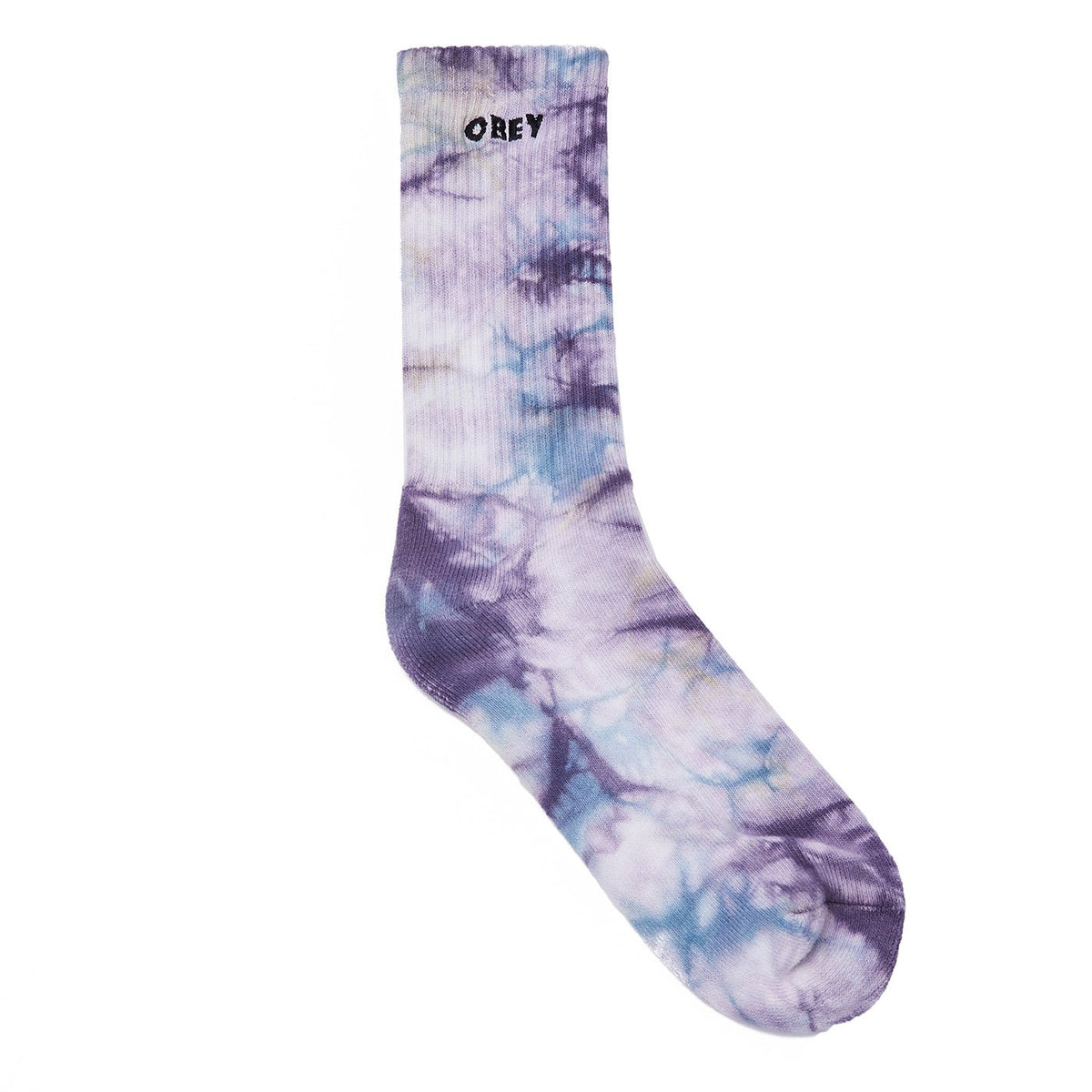 OBEY - Mountain Men's Socks, Purple Nitro Multi