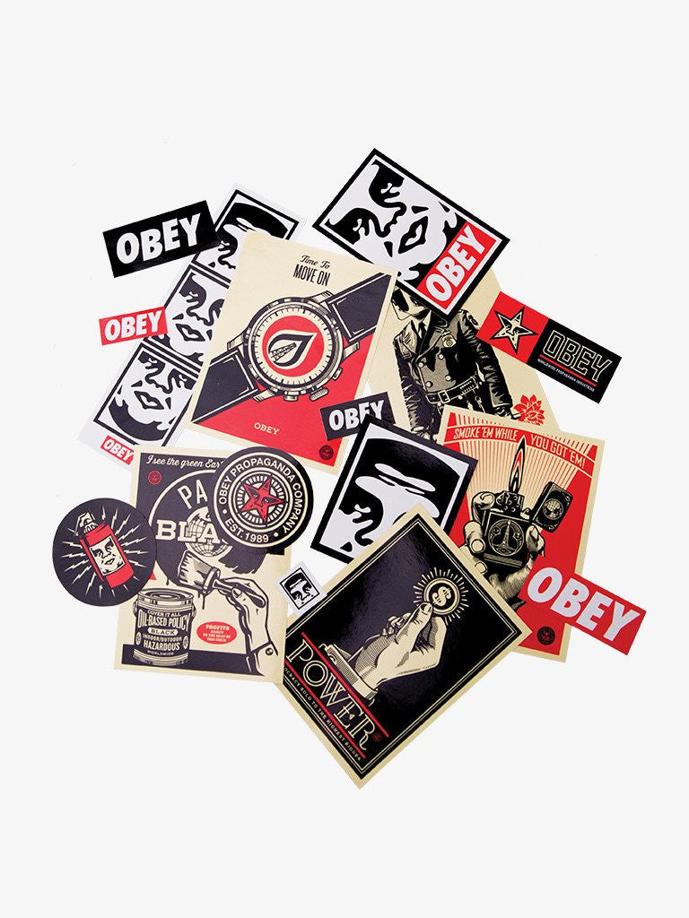 OBEY - Sticker Pack 3, Assorted - The Giant Peach