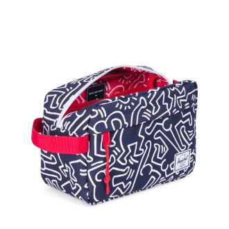 Herschel Supply Co. x Keith Haring -  Chapter Travel Kit, Peacoat - The Giant Peach