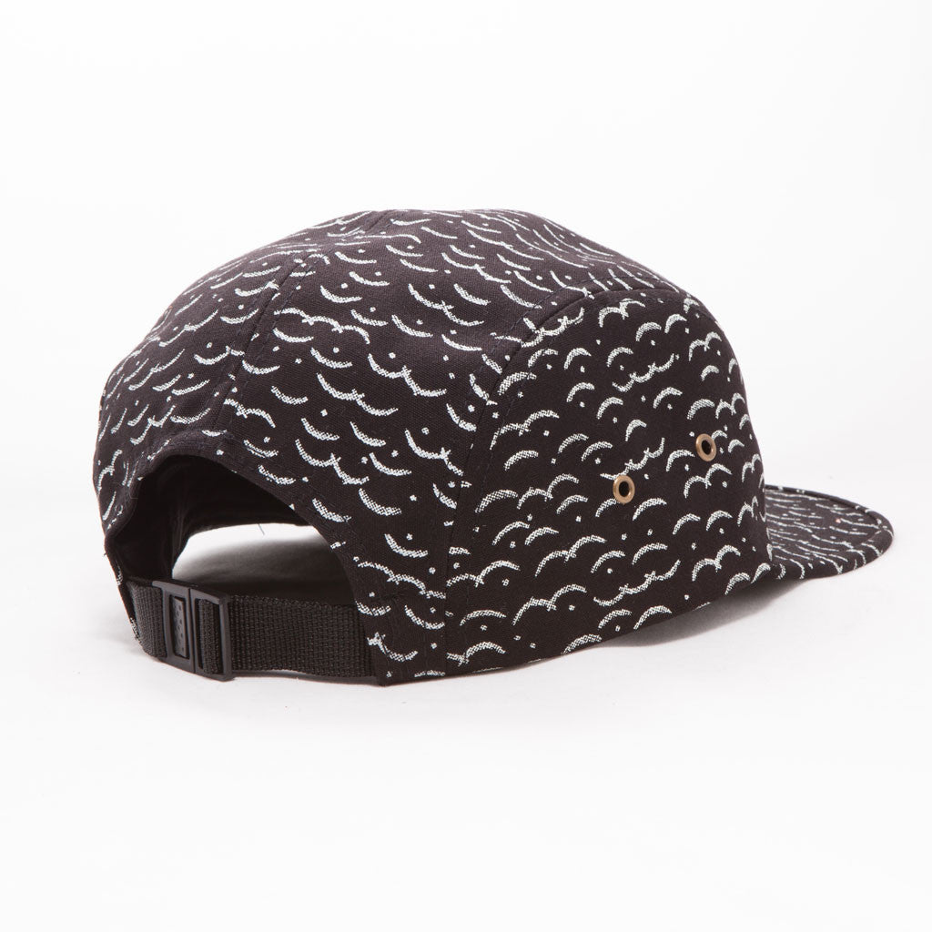 OBEY - Cliffside Men's 5 Panel Hat, Black Multi - The Giant Peach