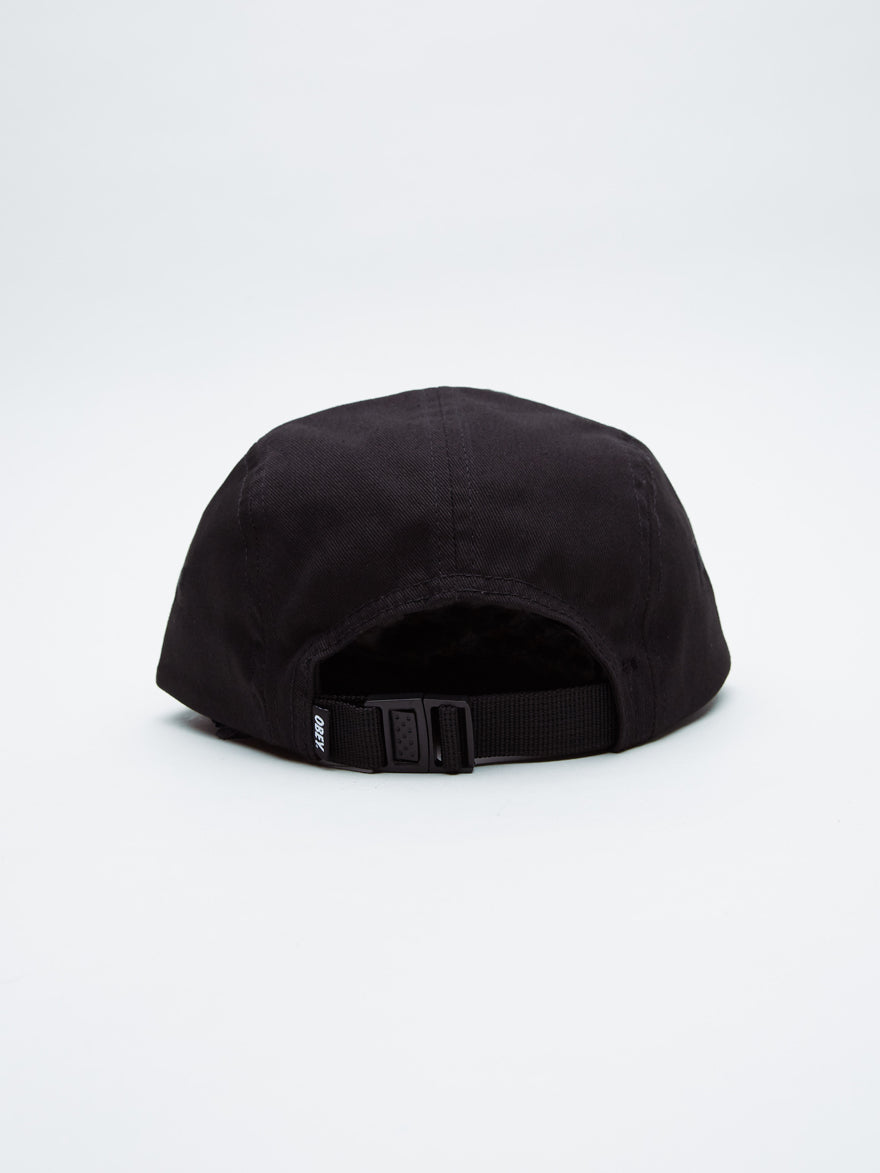 OBEY - 89 Icon 5 Panel Hat, Black