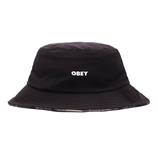 OBEY - Sam Reversible Bucket Hat, Black Multi