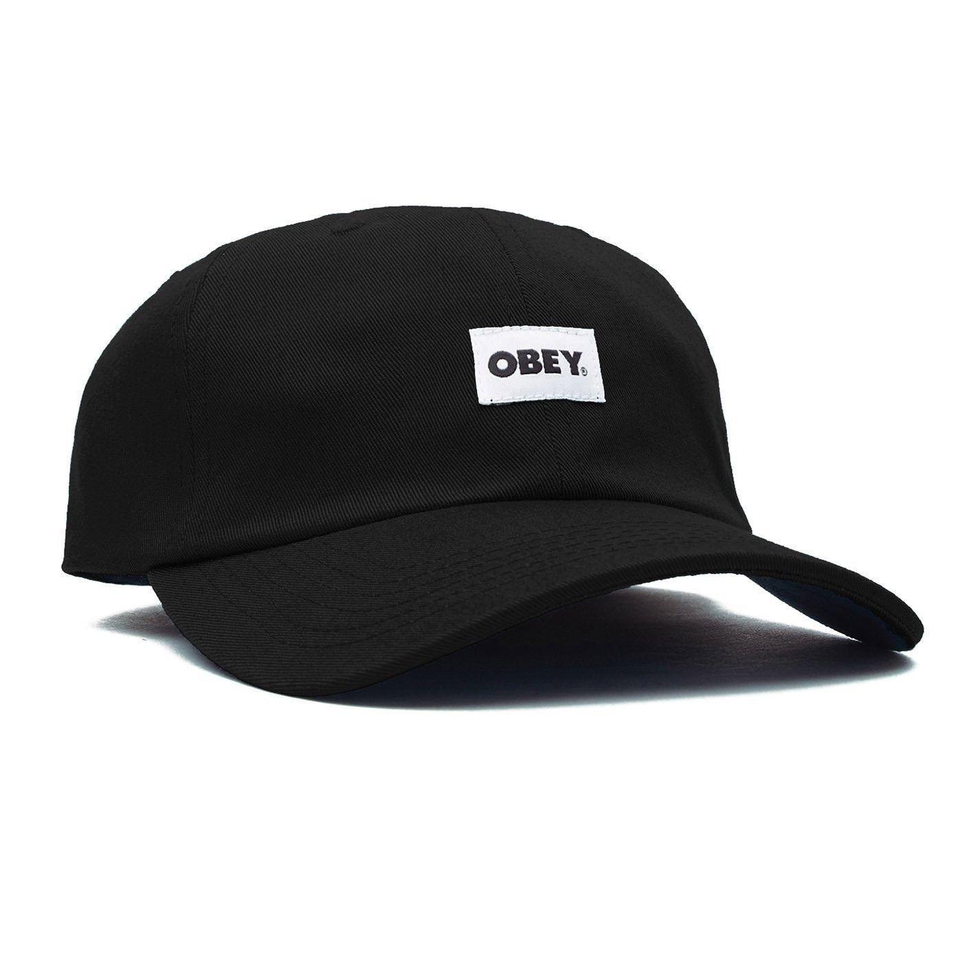 Obay Label OBEY Bold Label Organic Men's 6 Panel, Black – The Giant Peach
