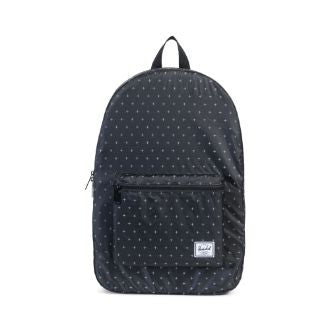 Herschel Supply Co. - Packable Daypack, Black Gridlock - The Giant Peach