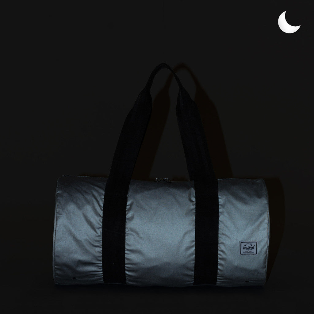 Herschel Supply Co. - Packable Duffle, Black Reflective - The Giant Peach