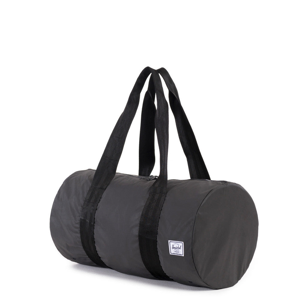 Herschel Supply Co. - Packable Duffle, Black Reflective - The Giant Peach