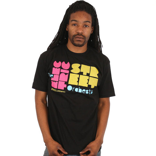 101 Apparel - Jeedo Electric Street Orchestra Men's Shirt, Black - The Giant Peach