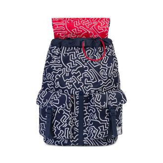 Herschel Supply Co. x Keith Haring - Dawson Backpack, Peacoat - The Giant Peach