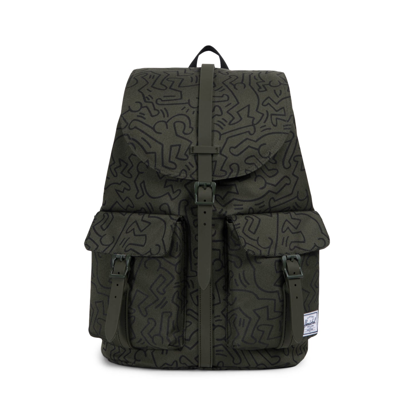 Herschel Supply Co. x Keith Haring - Dawson Backpack, Forest Night - The Giant Peach