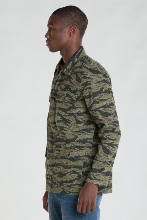 OBEY - Dissent Men's Jacket, Tiger Camo - The Giant Peach