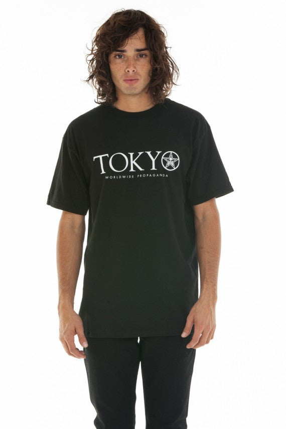 OBEY - Time Zone (Tokyo) Men's Shirt, Black - The Giant Peach