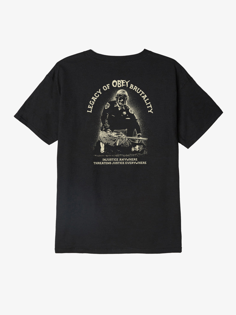 OBEY - Legacy of Brutality Men's Shirt, Black - The Giant Peach