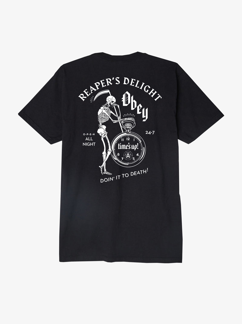 OBEY - Reaper's Delight Men's Shirt, Black - The Giant Peach