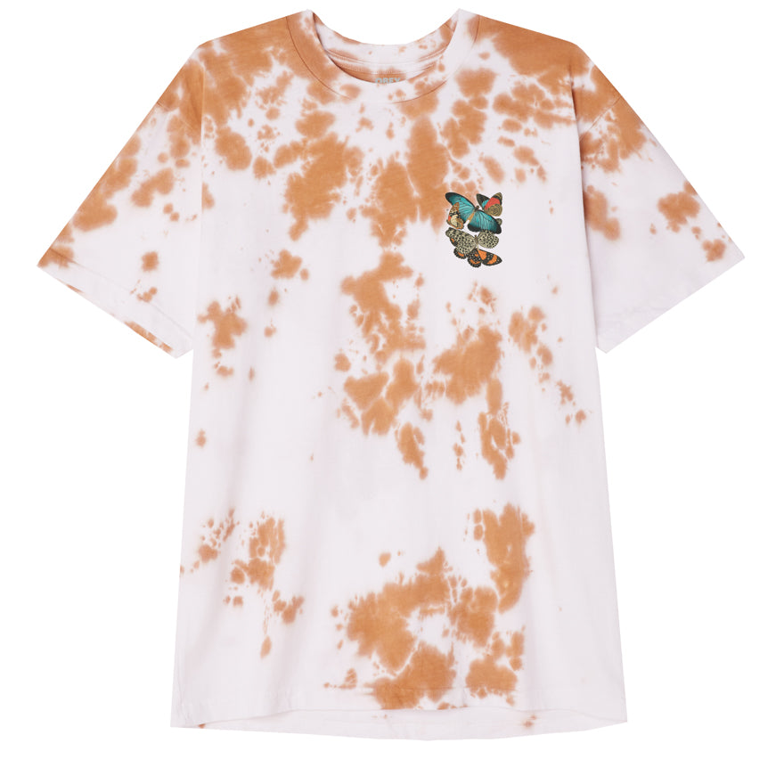 OBEY - Flee Heavyweight Box Men's Tee, Desert Sun Tie Dye