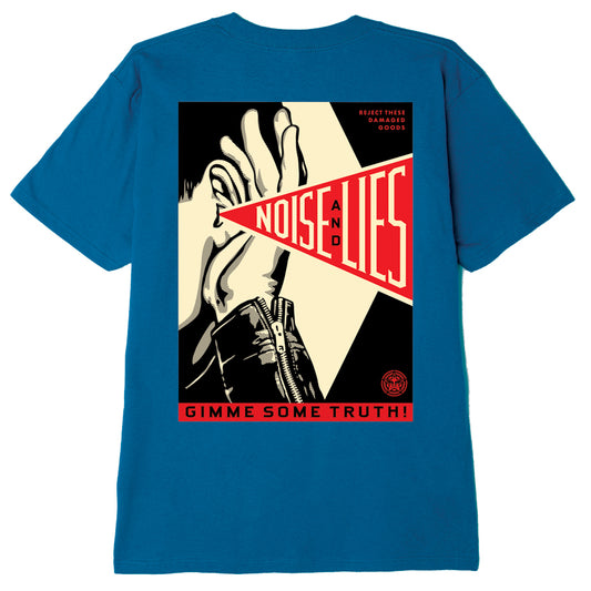 OBEY - Gimme Some Truth Men's Classic Tee, Royal Blue