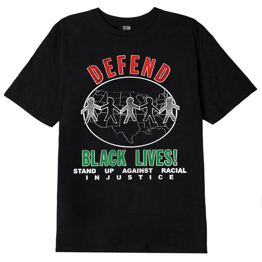 OBEY - Defend Black Lives Men's Tee, Black