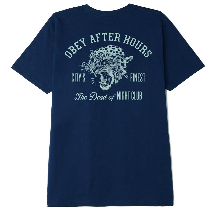 OBEY - After Hours Men's Classic Tee, Navy