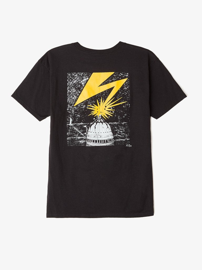 OBEY - Bad Brains Capitol Men's Shirt, Black - The Giant Peach