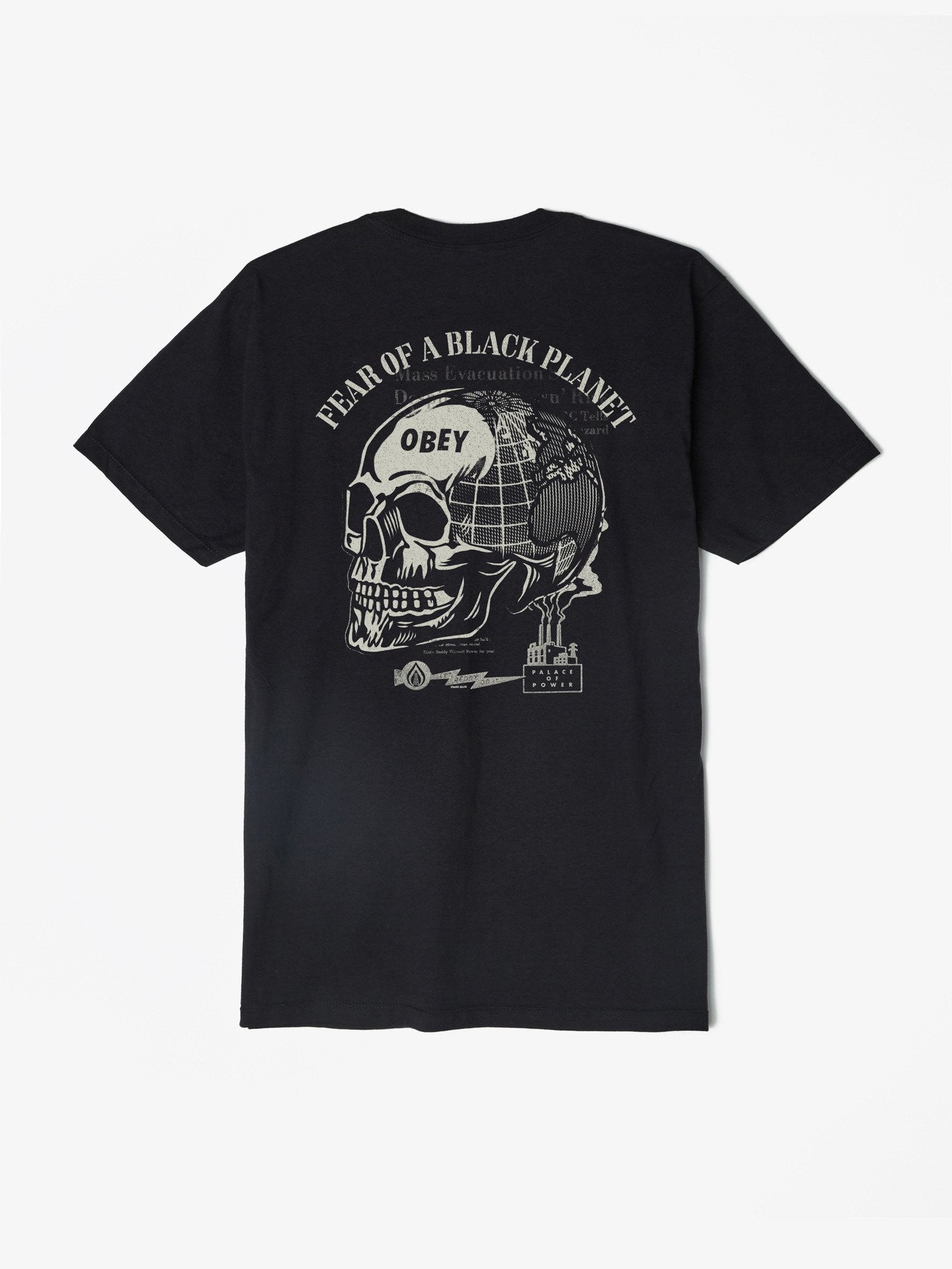 OBEY - Fear Of A Black Planet Men's Shirt, Black - The Giant Peach