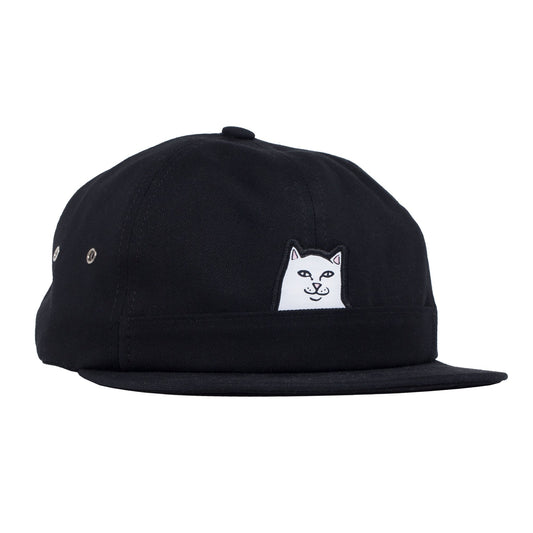 RIPNDIP - Lord Nermal 6 Panel Pocket Hat, Black - The Giant Peach