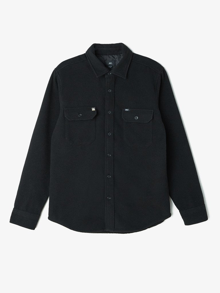 OBEY - The Jack Men's Woven Shirt, Black - The Giant Peach