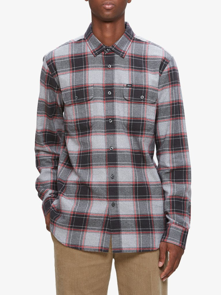 OBEY - Wilcox Men's Woven Shirt, Charcoal Multi - The Giant Peach