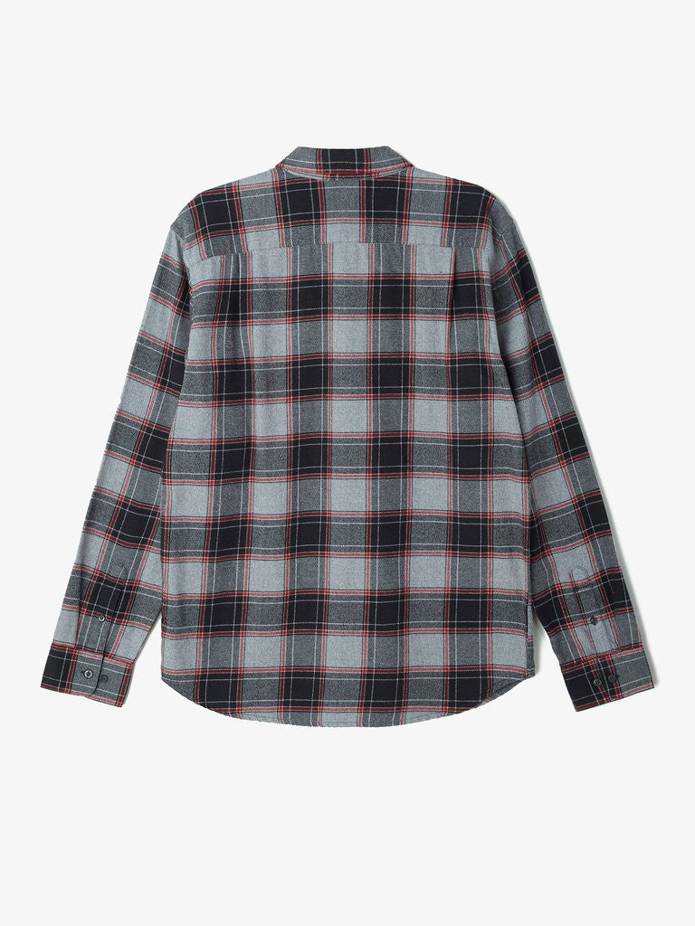 OBEY - Wilcox Men's Woven Shirt, Charcoal Multi - The Giant Peach