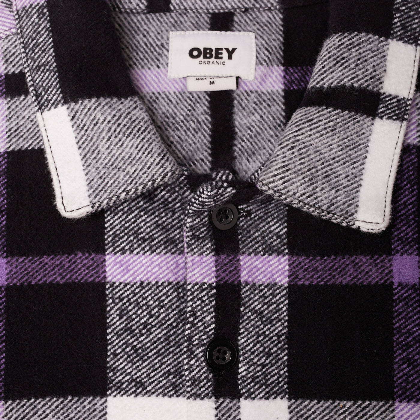 OBEY - Advert Woven Men's Shirt, Black Multi