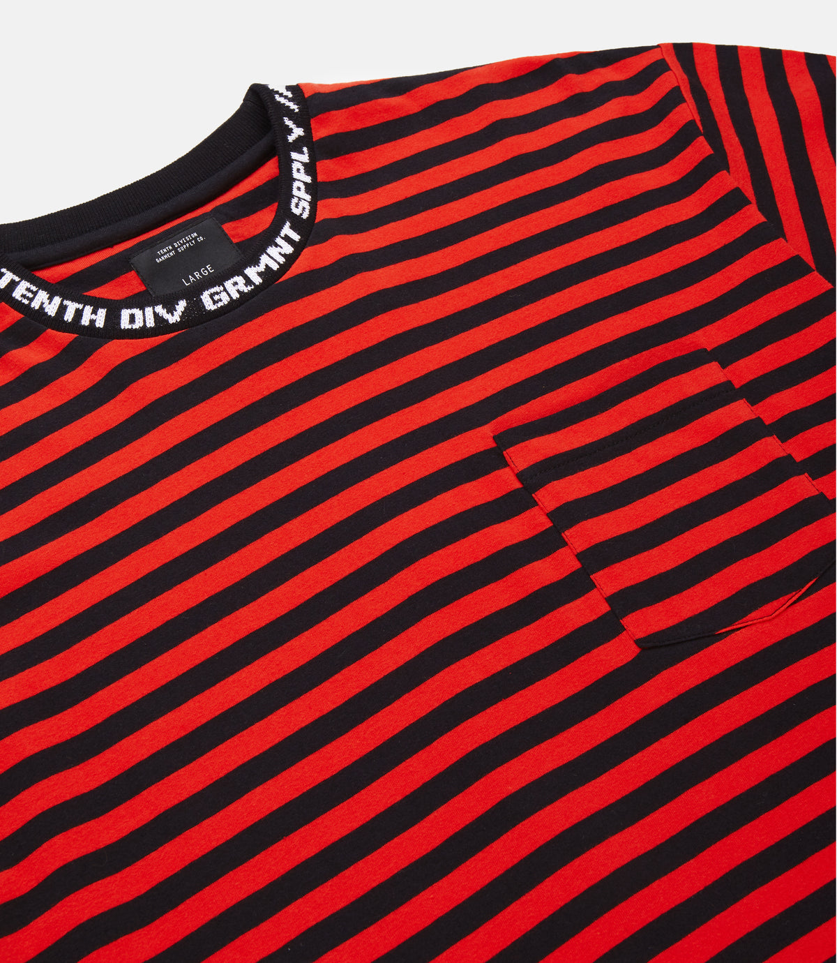 10Deep - Foreigner Striped Men's Tee, Red – The Giant Peach