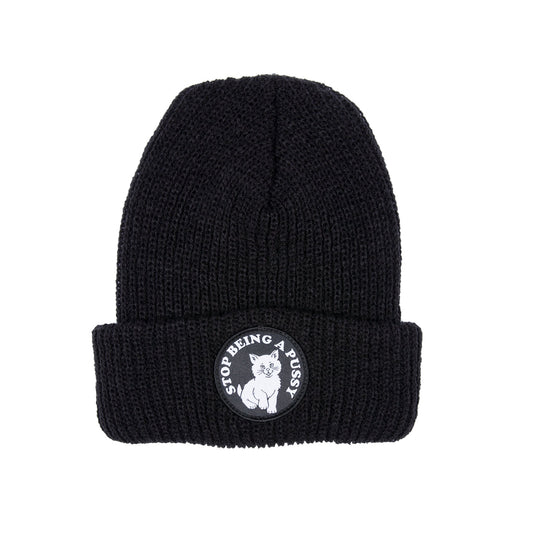 RIPNDIP - SBAP Men's Rib Beanie, Black - The Giant Peach