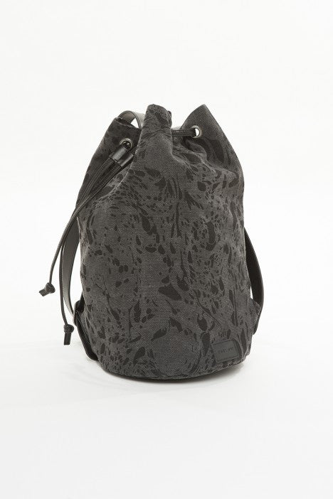 OBEY - Antwerp Bucket Backpack, Black Multi - The Giant Peach