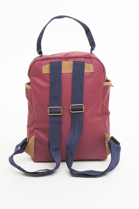 OBEY - Bad Lands Backpack, Burgundy - The Giant Peach