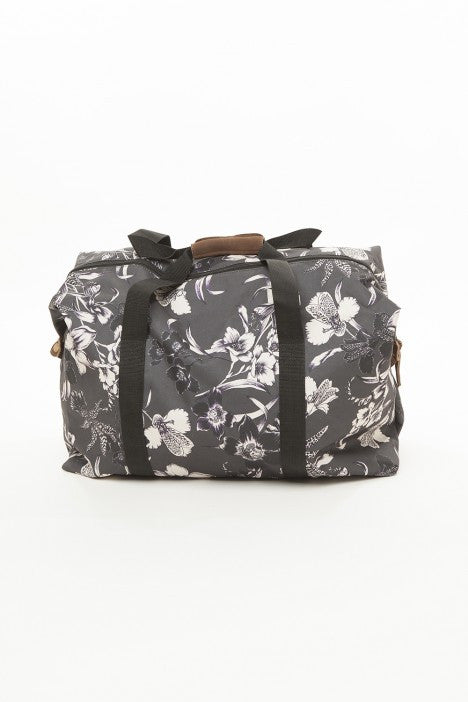 OBEY - Dark Orchid Weekender Bag, Black Multi - The Giant Peach