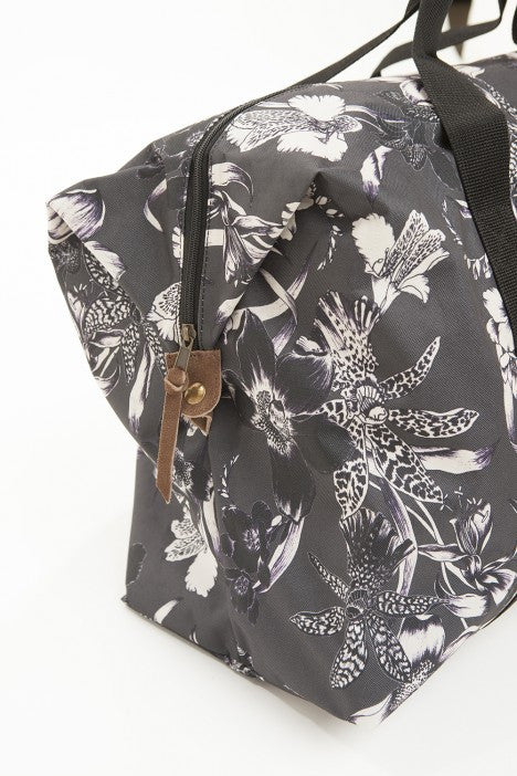 OBEY - Dark Orchid Weekender Bag, Black Multi - The Giant Peach