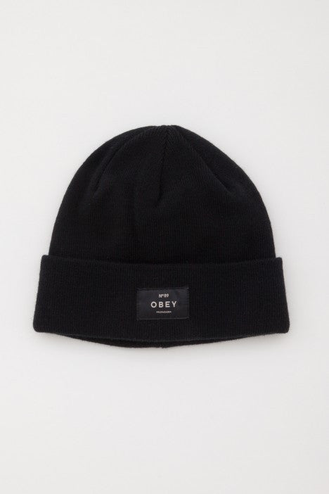 OBEY - Vernon Beanie, Black - The Giant Peach