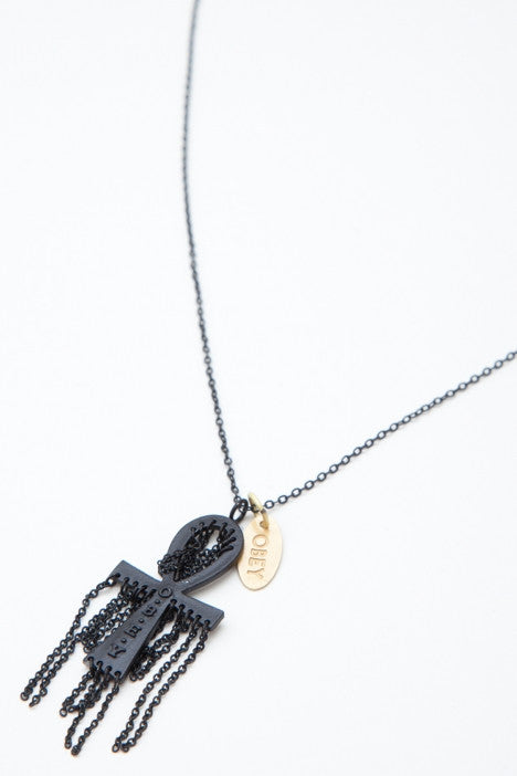 OBEY Ansata Necklace, Black - The Giant Peach