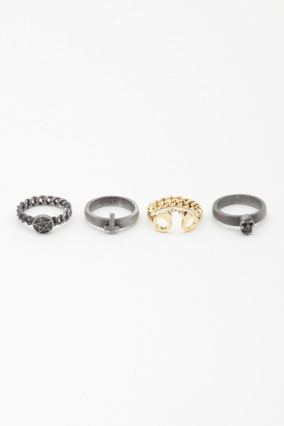 OBEY - Sinful Stack Rings - The Giant Peach