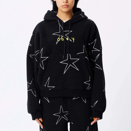 OBEY - Stargaze Women's Hoodie, Black