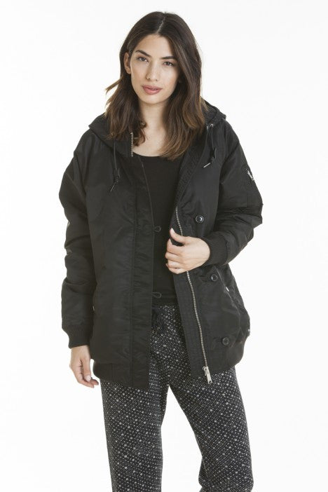 OBEY - Ace Women's Jacket, Black - The Giant Peach