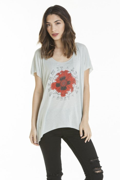 OBEY - Dream It LIve It Women's Adelaide Dolman Top, Mercury - The Giant Peach