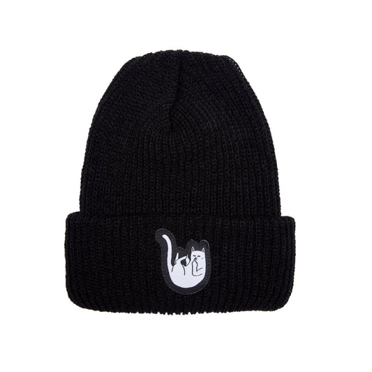 RIPNDIP - Falling For Nermal Men's Rib Beanie, Black