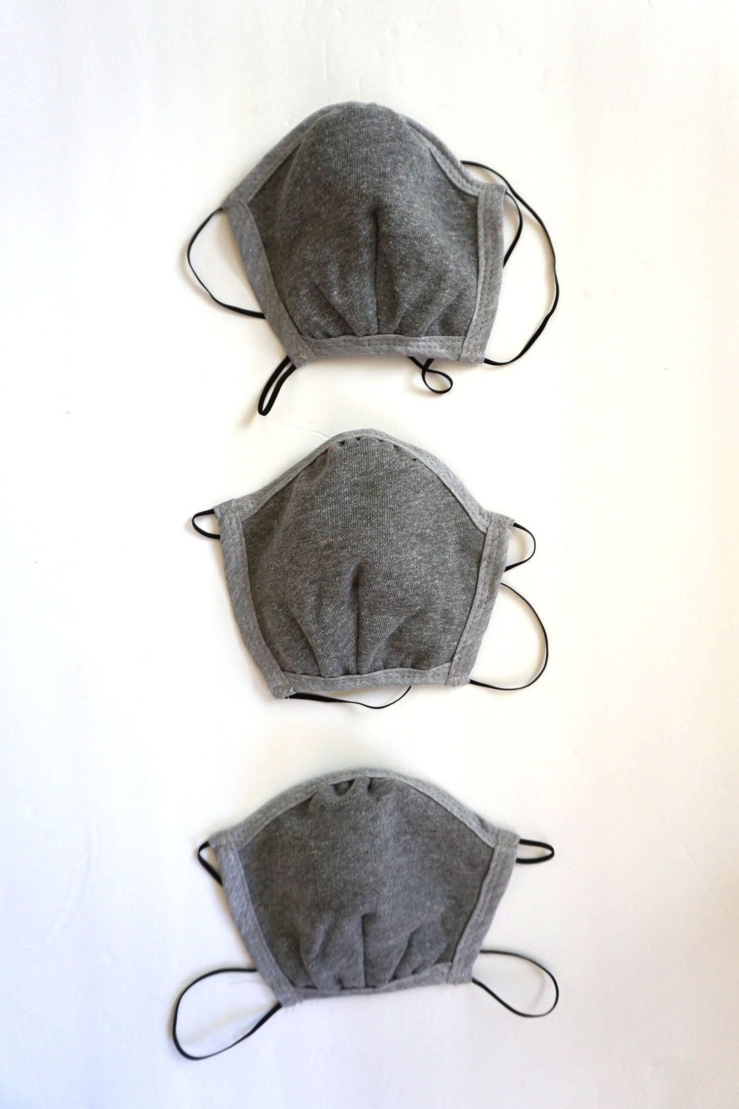 3 pack of grey masks
