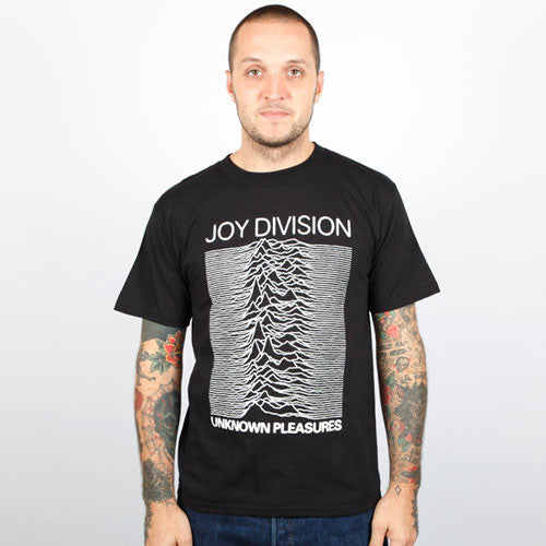 Joy Division - Unknown Pleasures Men's Shirt, Black - The Giant Peach