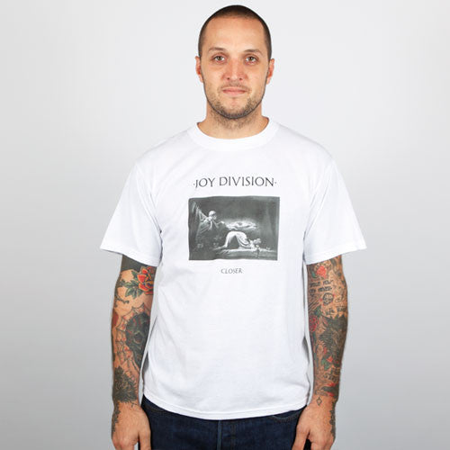 Joy Division - Closer Men's Shirt, White - The Giant Peach