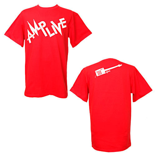 DJ Amp Live - MPC Men's Shirt, White/Red - The Giant Peach