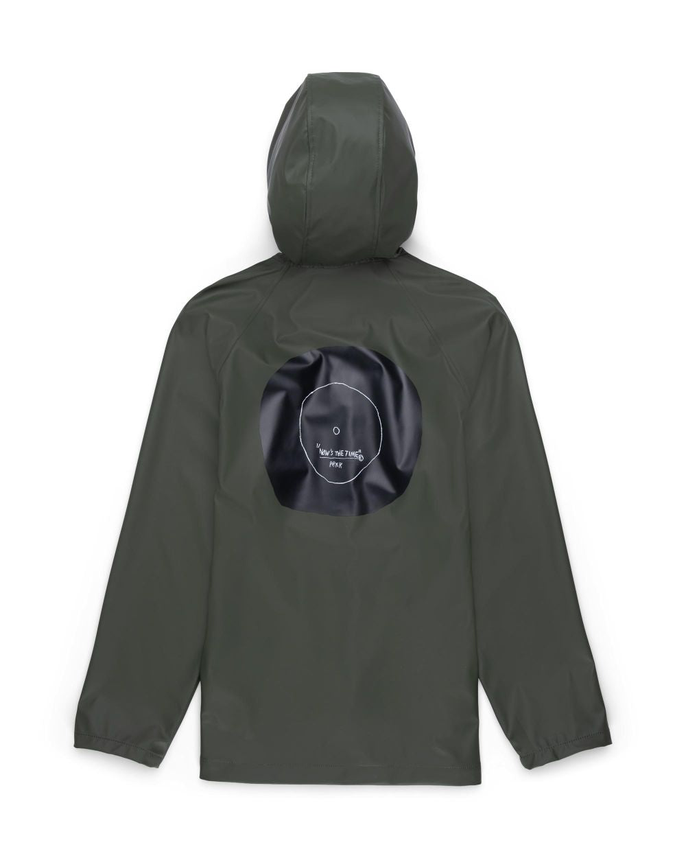 Herschel Supply Co. x Basquiat - Rainwear Classic Men's Jacket, Basquiat Dark Olive/Record